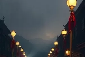 旧城修补师在屋顶修补瓦片封面